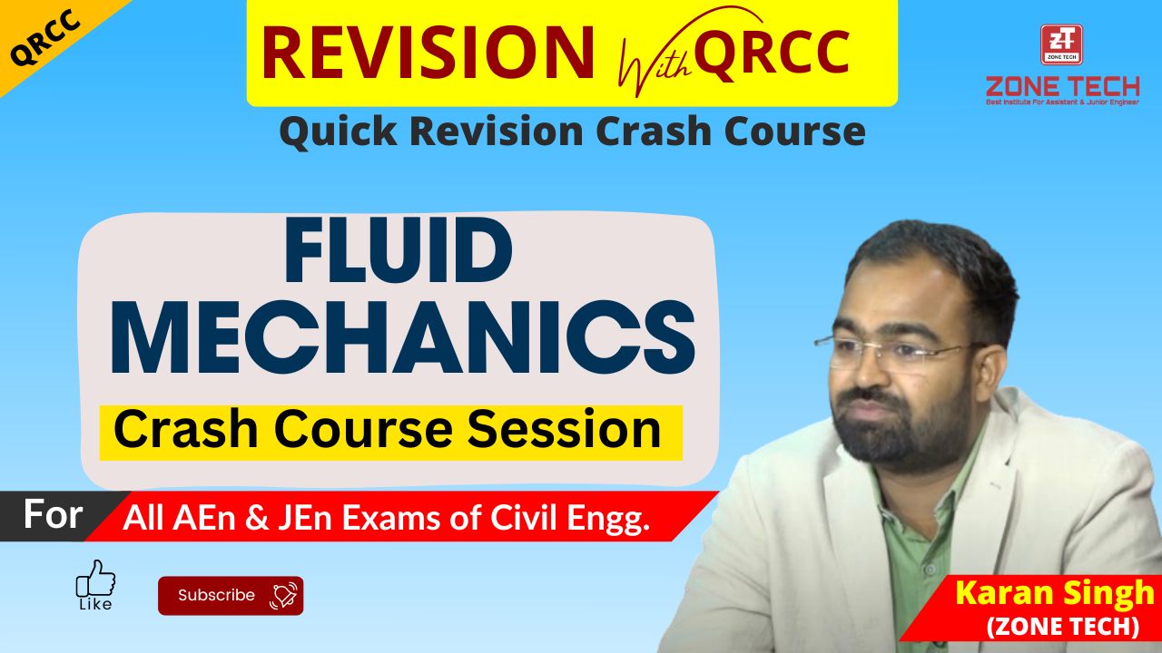 Fluid Mechanics Quick Revision Crash Course - QRCC Civil Engineering