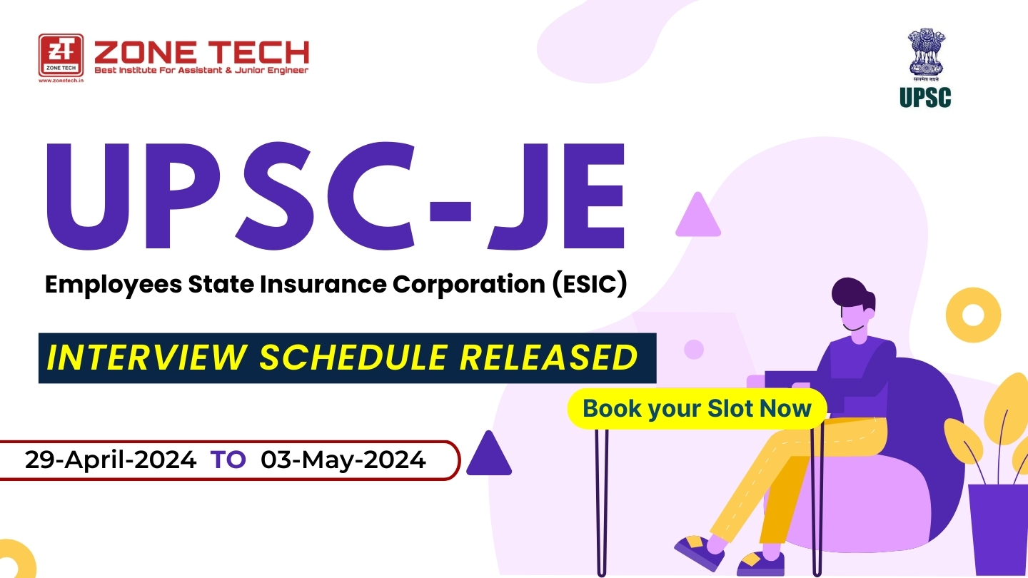 UPSC Interview Schedule Released for Junior Engineer Post 