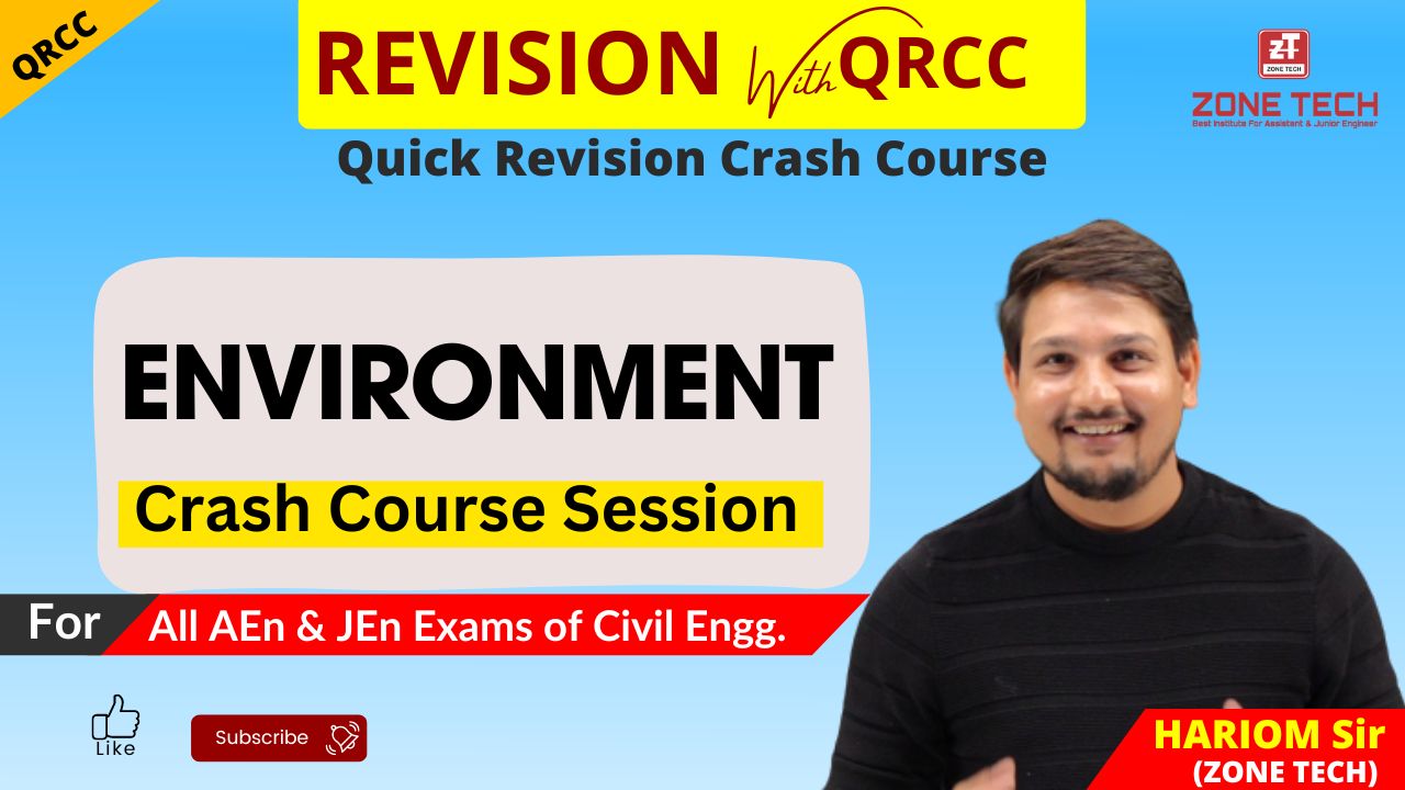 Environment Engineering Quick Revision Crash Course - QRCC Civil