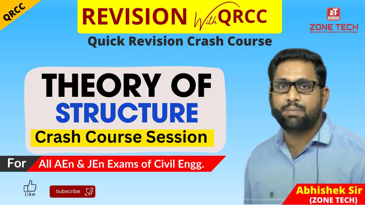 Theory Of Structure Quick Revision Crash Course - QRCC Civil Engineering