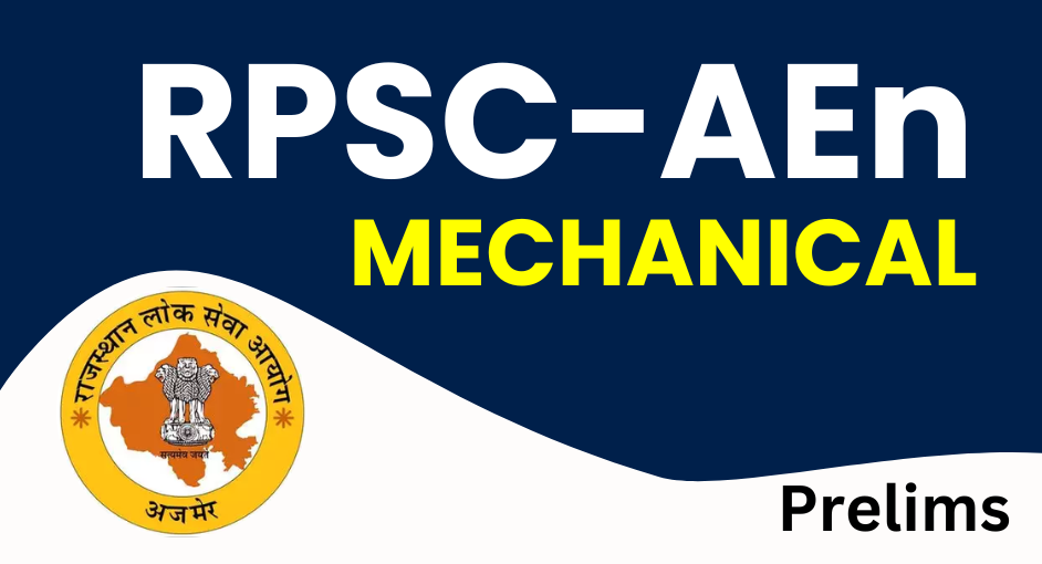 RPSC AE (Prelims) Mechanical Online Classes 2025