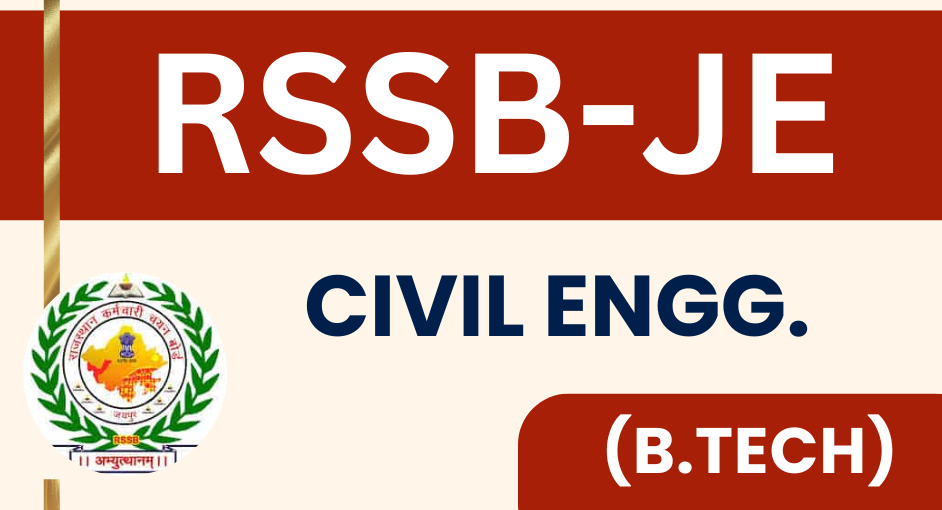 RSSB JE Civil (B.Tech)