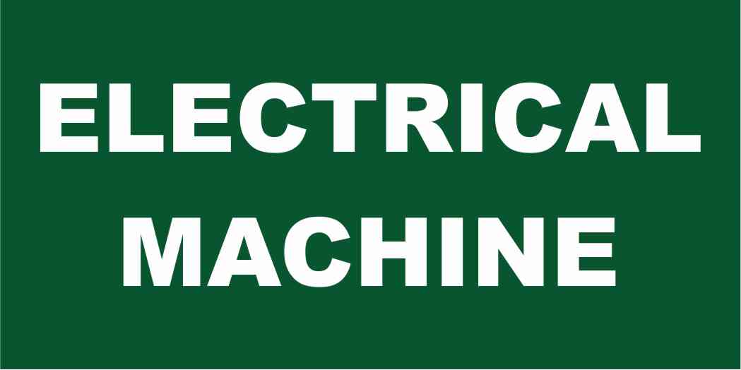 3. Electrical Machine 